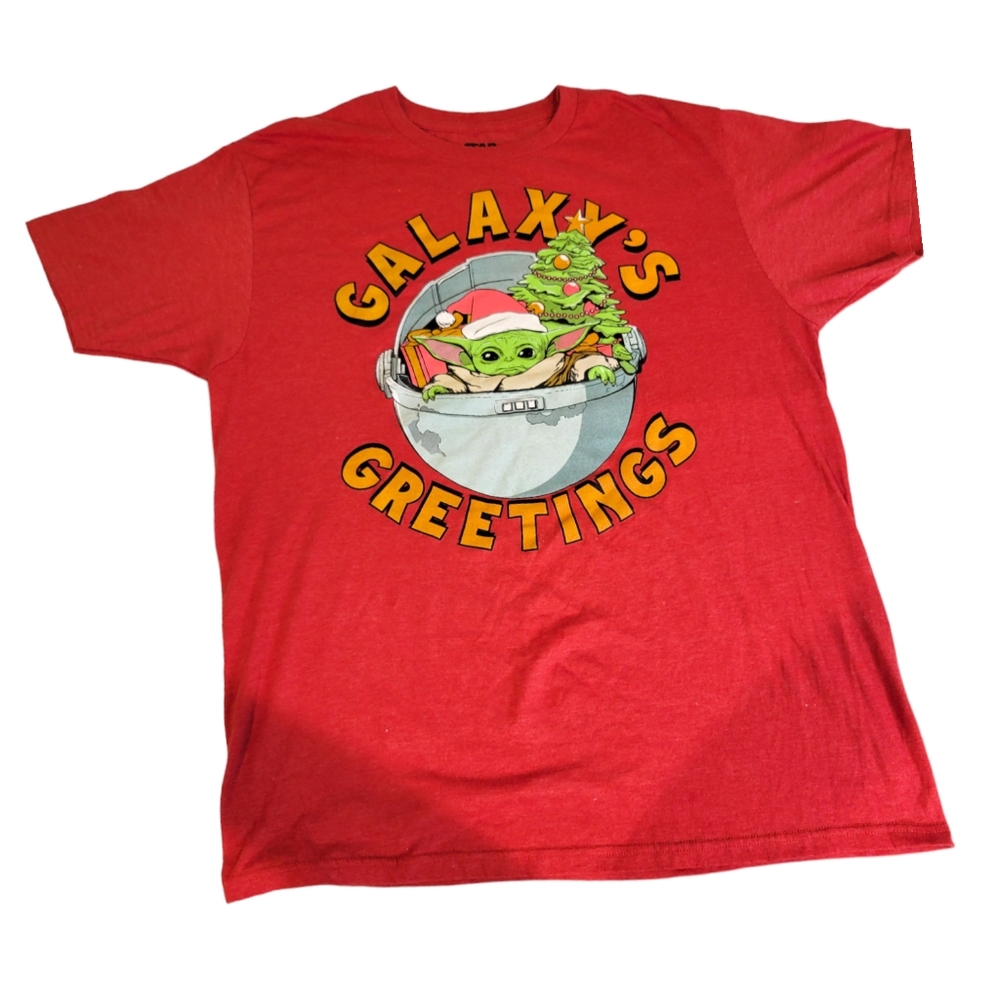 Mad Engine Star Wars‎ "Galaxy Greetings" Short Sleeve T-shirt sz XL